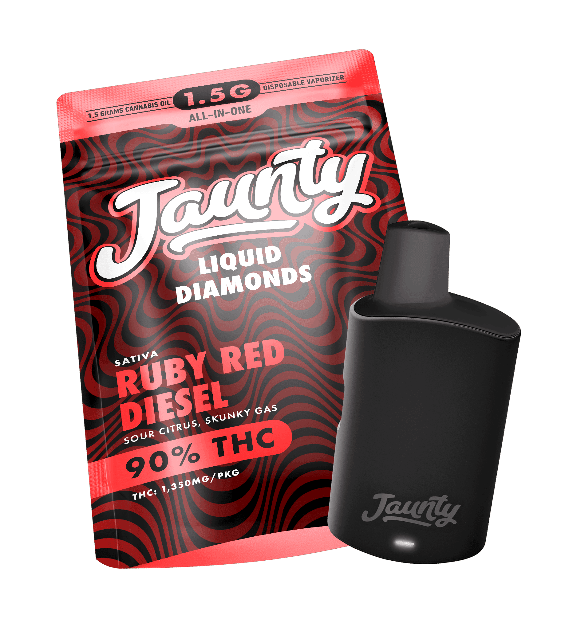 product image for Ruby Red Diesel Liquid Diamonds Sativa AIO 1.5g