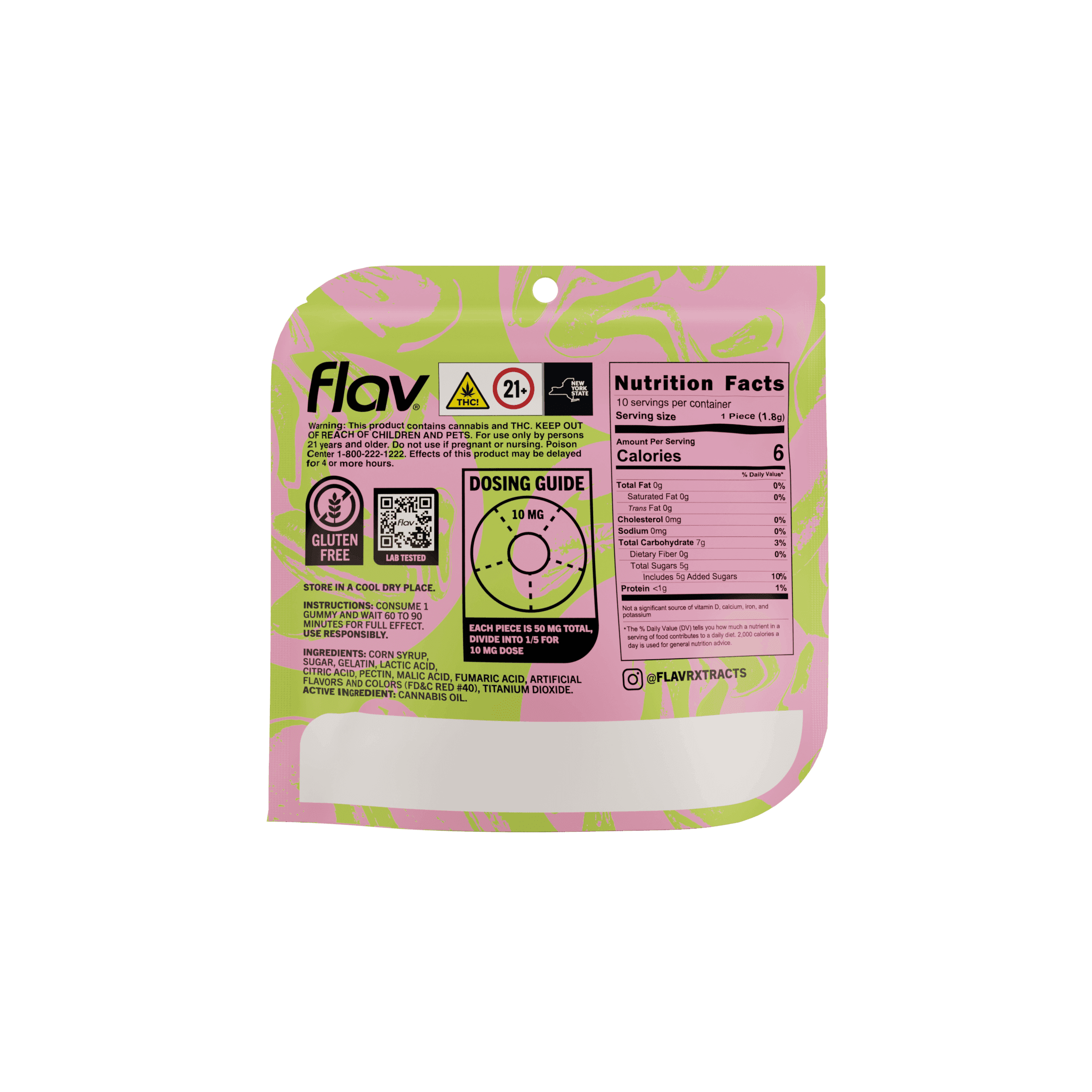 Watermelon Mega Rings - 100mg - Flav