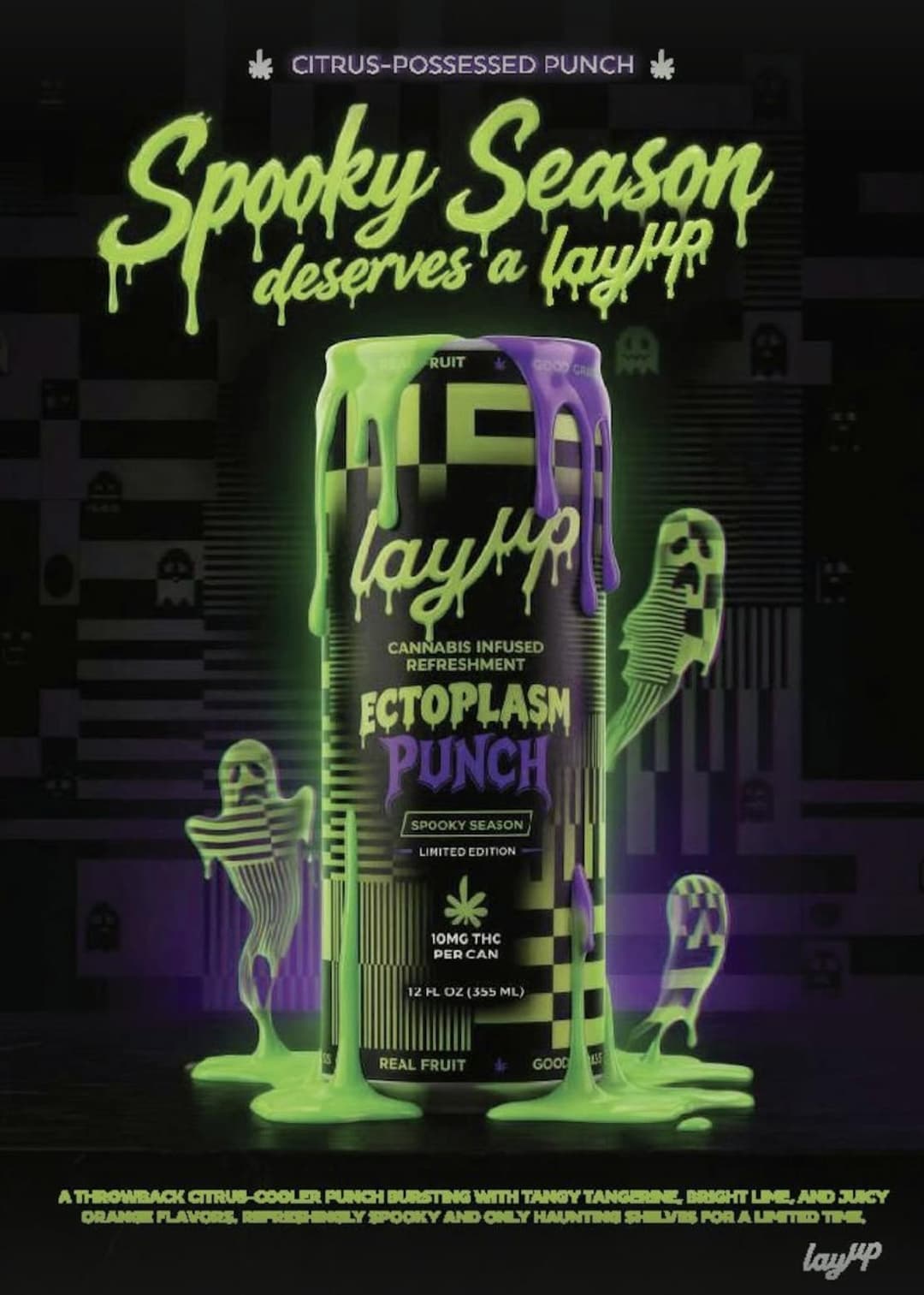 Ectoplasm Punch • 10Mg THC • 12oz - Layup | Treehouse Cannabis