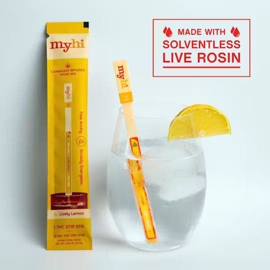 Lively Lemon Stir Stik Single 10mg - MyHi