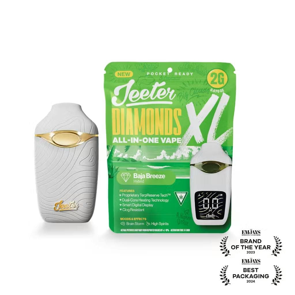 Jeeter Baja Breeze 2G Liquid Diamond XL All-In-One Vape - Jeeter