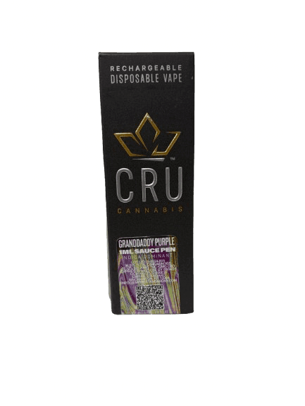 Granddaddy Purple • Disposable Vape Pen • .85g - CRU Cannabis | Treehouse Cannabis