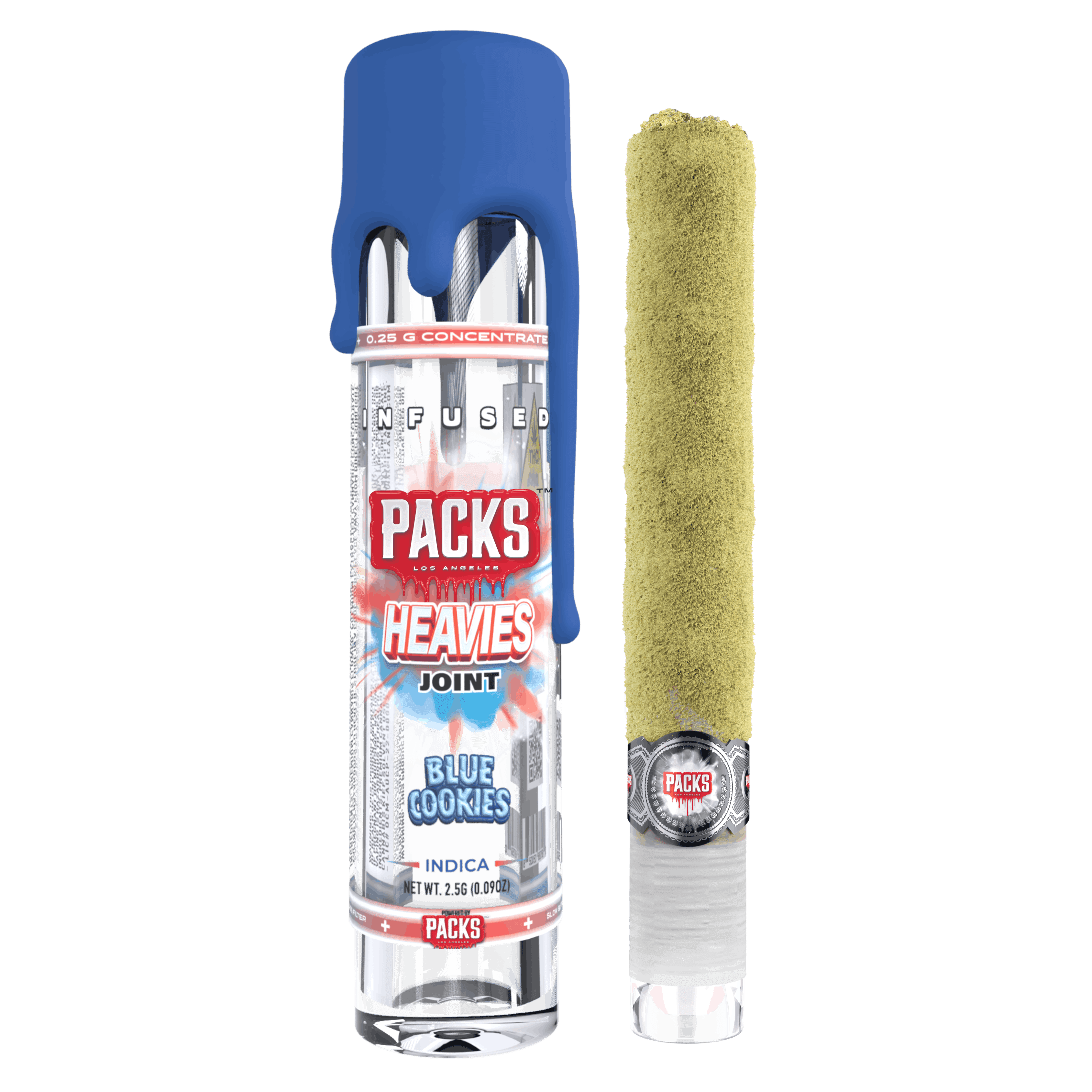 Blue Cookies Infused Heavies Joint 2.5g - PACKS LA