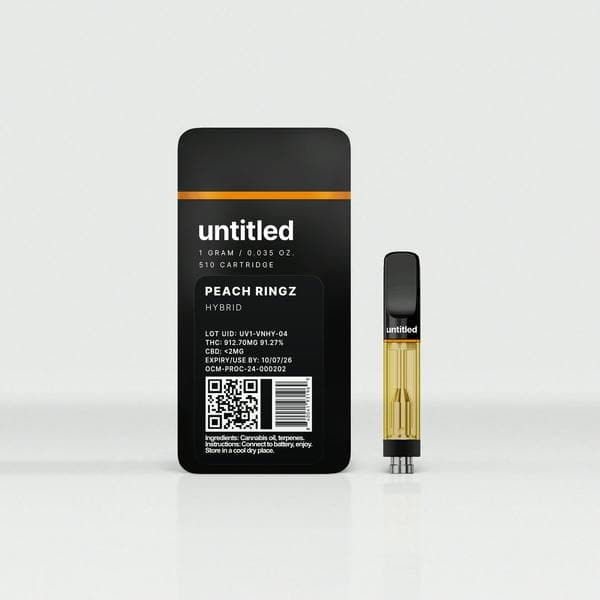 Peach Ringz • Cartridge • 1g - Untitled | Treehouse Cannabis