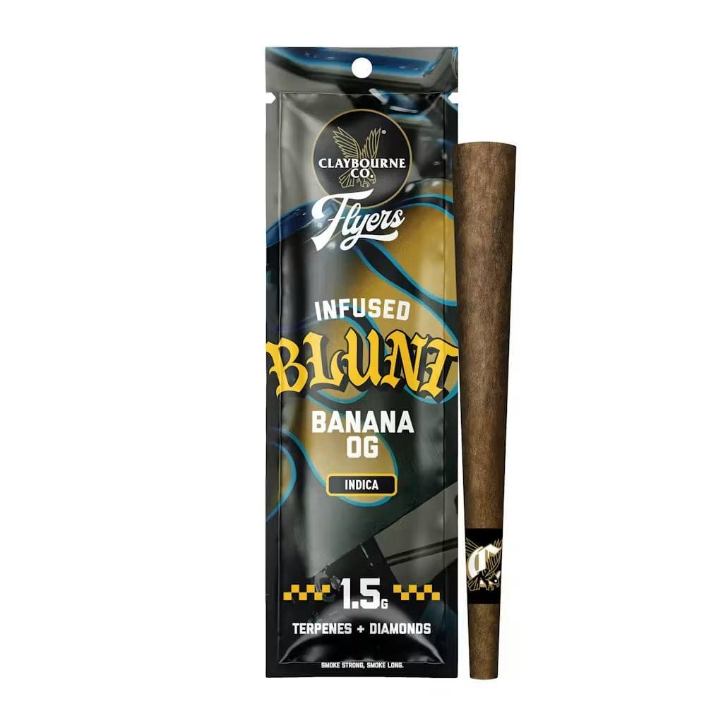 Banana OG Flyers Diamond Infused Blunt 1.5g - Claybourne Co.