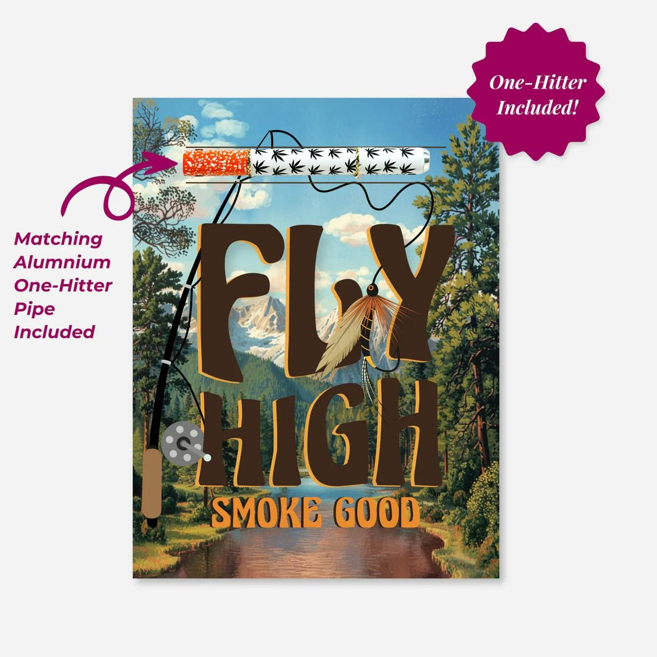 product image for Fly High Greeting card w/ One Hitter