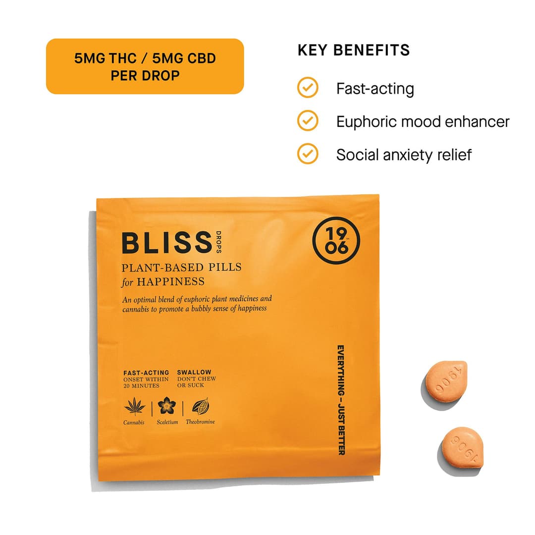 Bliss • Tablets • 2-pack • 10mg THC:10mg CBD • 1906 - 1906 | Treehouse Cannabis