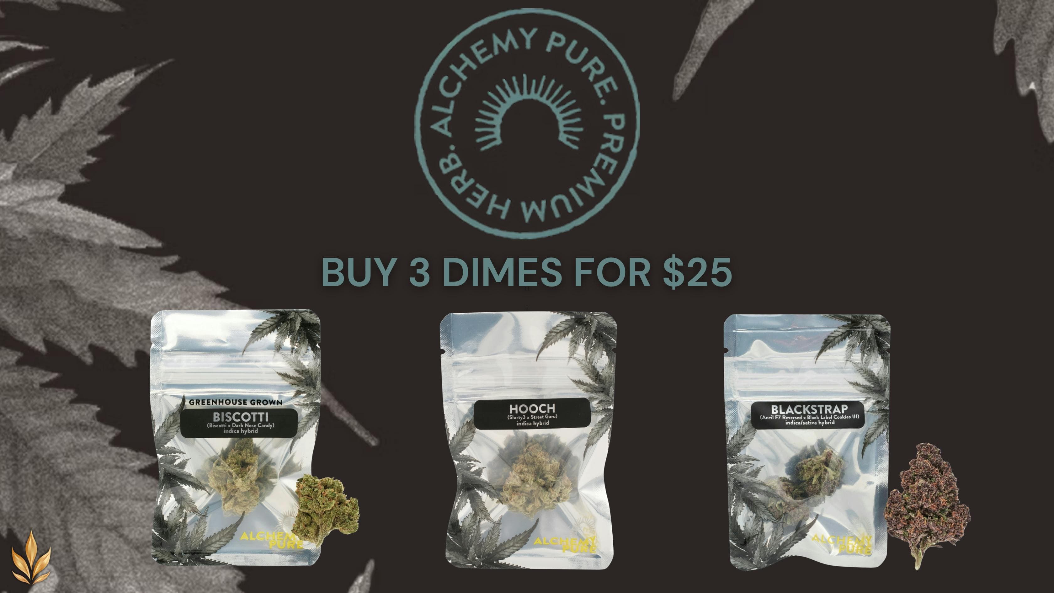 Alchemy Pure – Buy 3 Dimes for $25