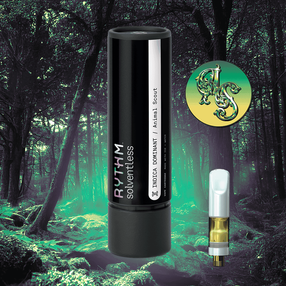 Animal Scout Live Rosin (Solventless) Cartridge Indica 500mg - RYTHM