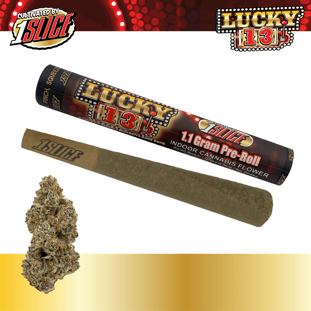 Lucky 13 • Pre-roll • 1.1g - 1Slice | Treehouse Cannabis