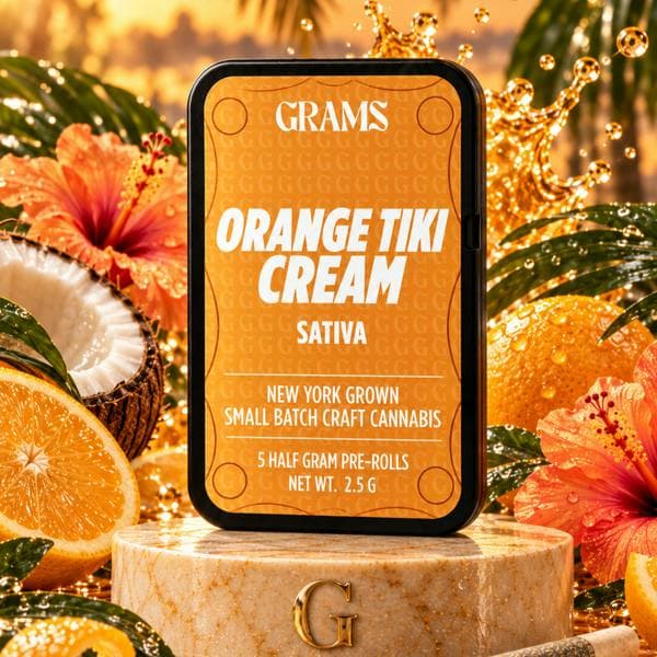 Orange Tiki Cream • 5pk Pre-rolls • 2.5g - Grams | Treehouse Cannabis