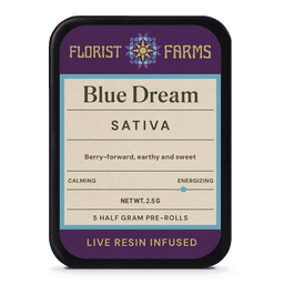 Blue Drream • 5 Pack infused Pre-Rolls • 2.5g