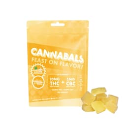 Pineapple Ginger Recovery Blend 2:1 | 100mg THC / 50mg CBC| 10 pack