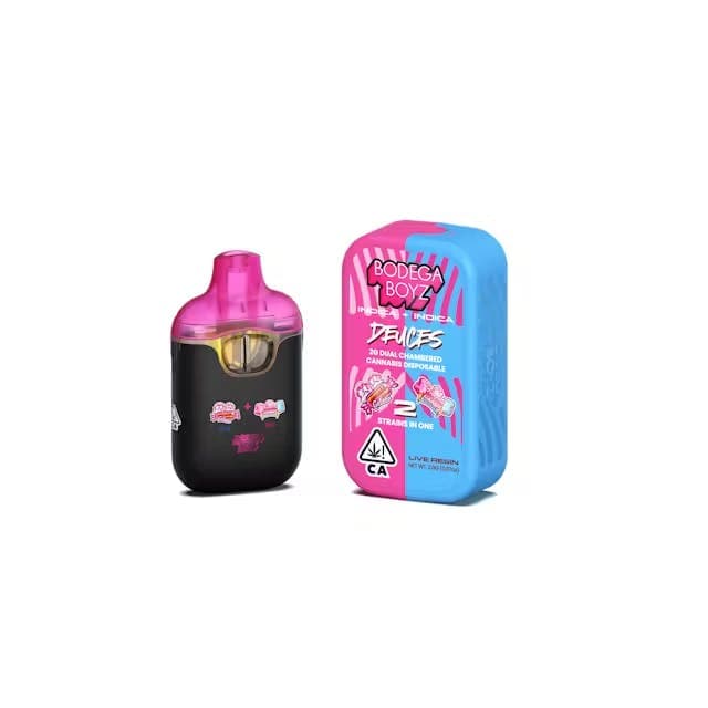 Bubble Gum Gelato x Cotton Candy Breath 2g Disposable Live Resin Vape - BODEGA BOYZ