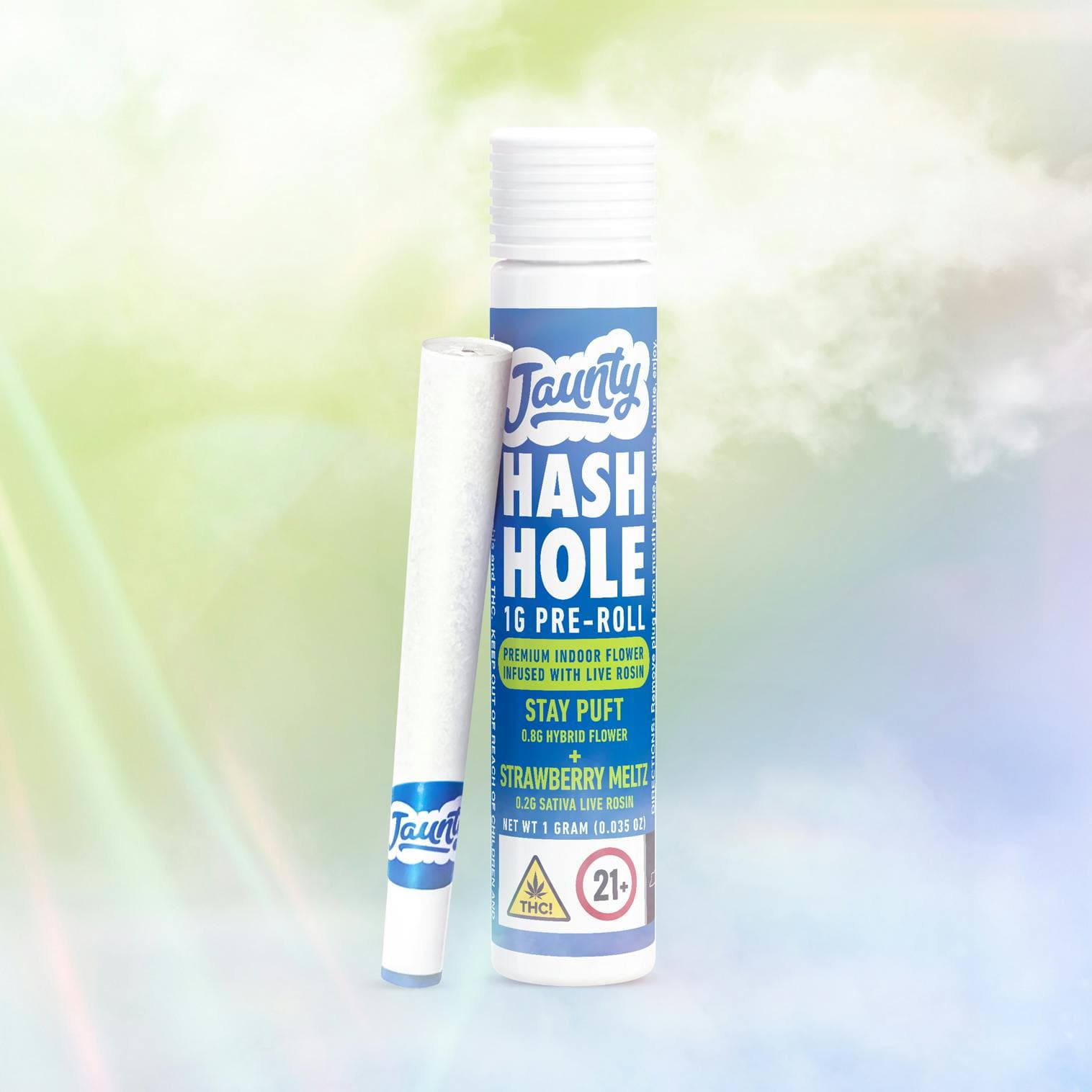 product image for Stay Puft + Strawberry Meltz Hash Hole Pre-roll 1g