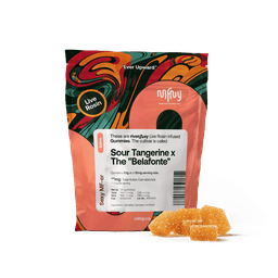 Sour Tangerine x The Belafonte  Live Rosin | Gummies | 10 Pack | 100mg