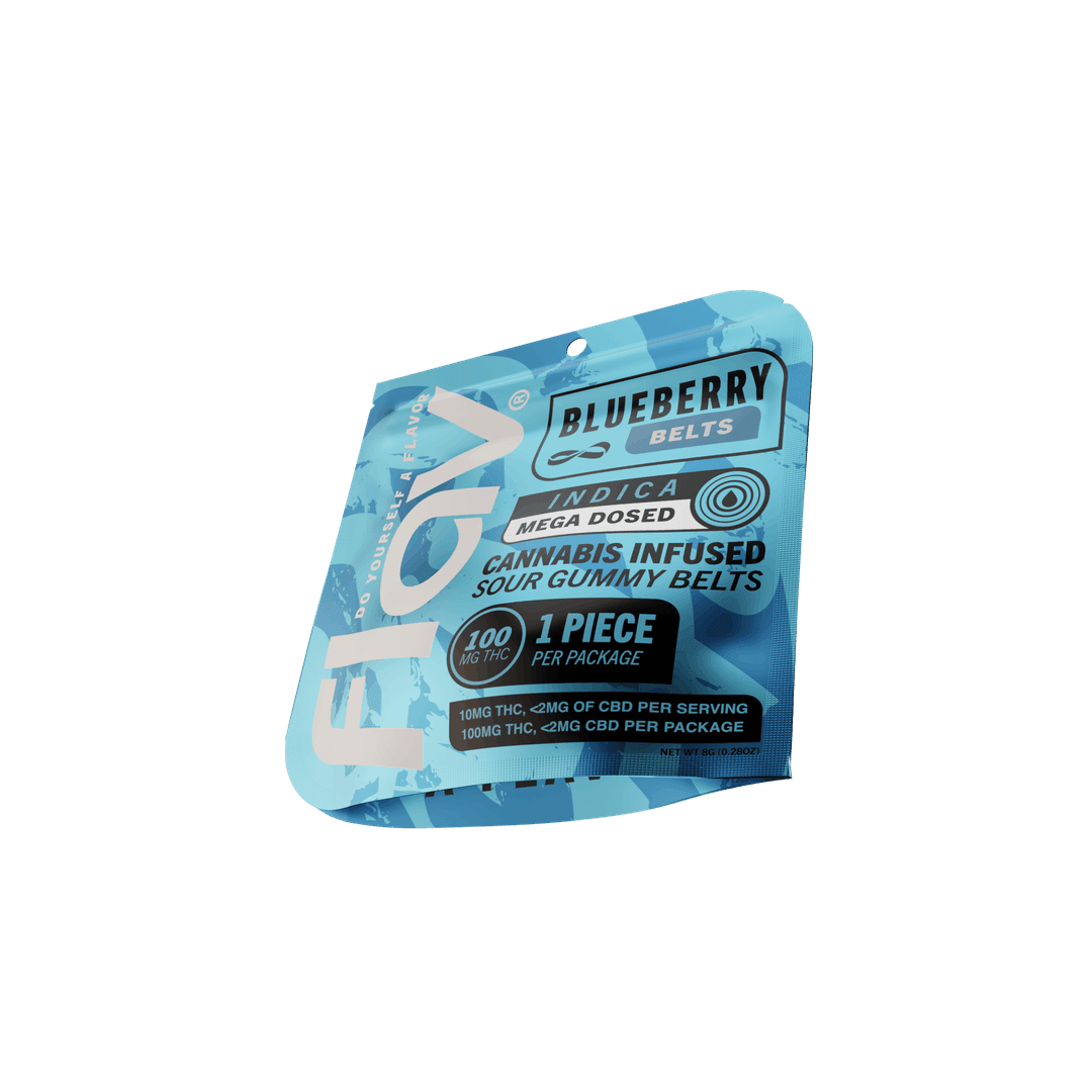 Blueberry Mega Belt - Live Resin - 100mg - Indica - Flav | Treehouse Cannabis