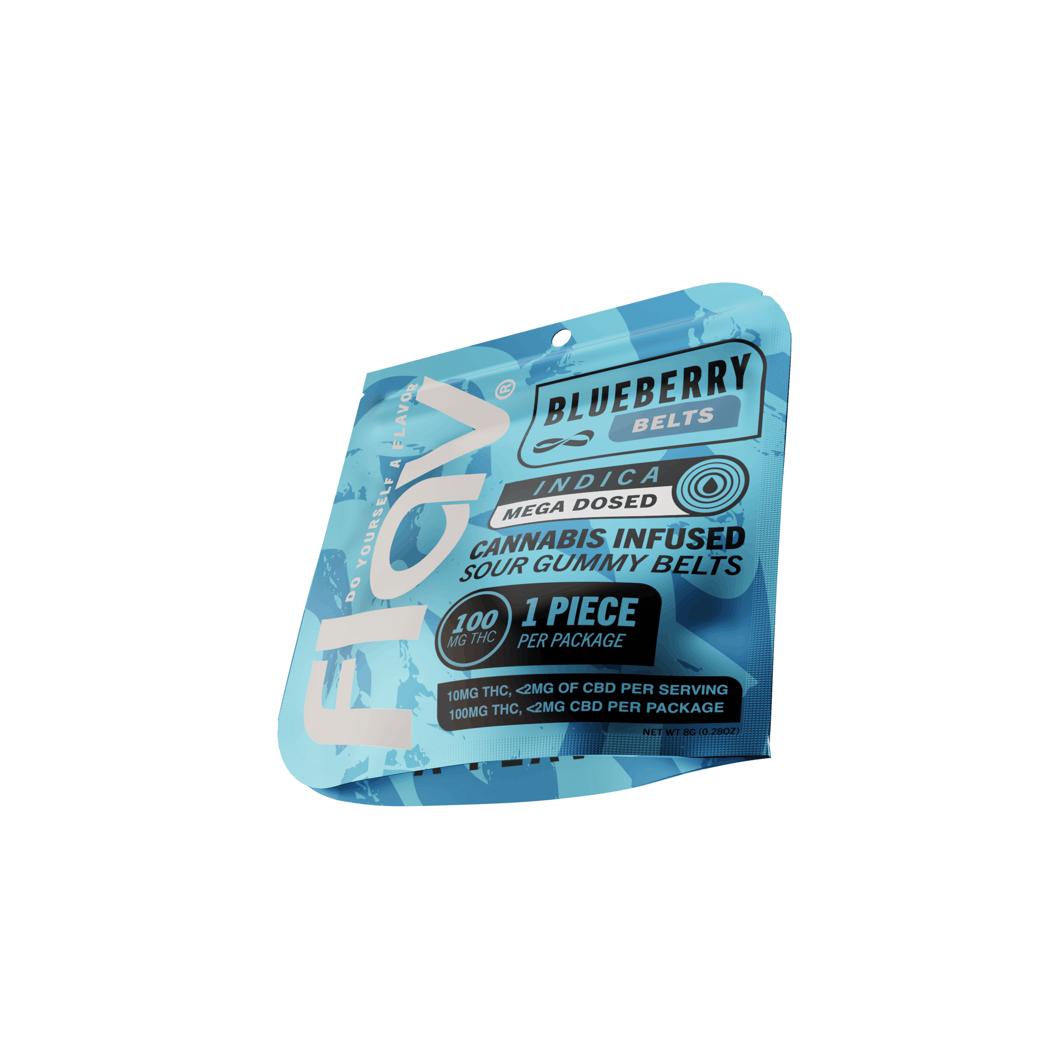 Blueberry Mega Belt - Live Resin - 100mg - Indica - Flav