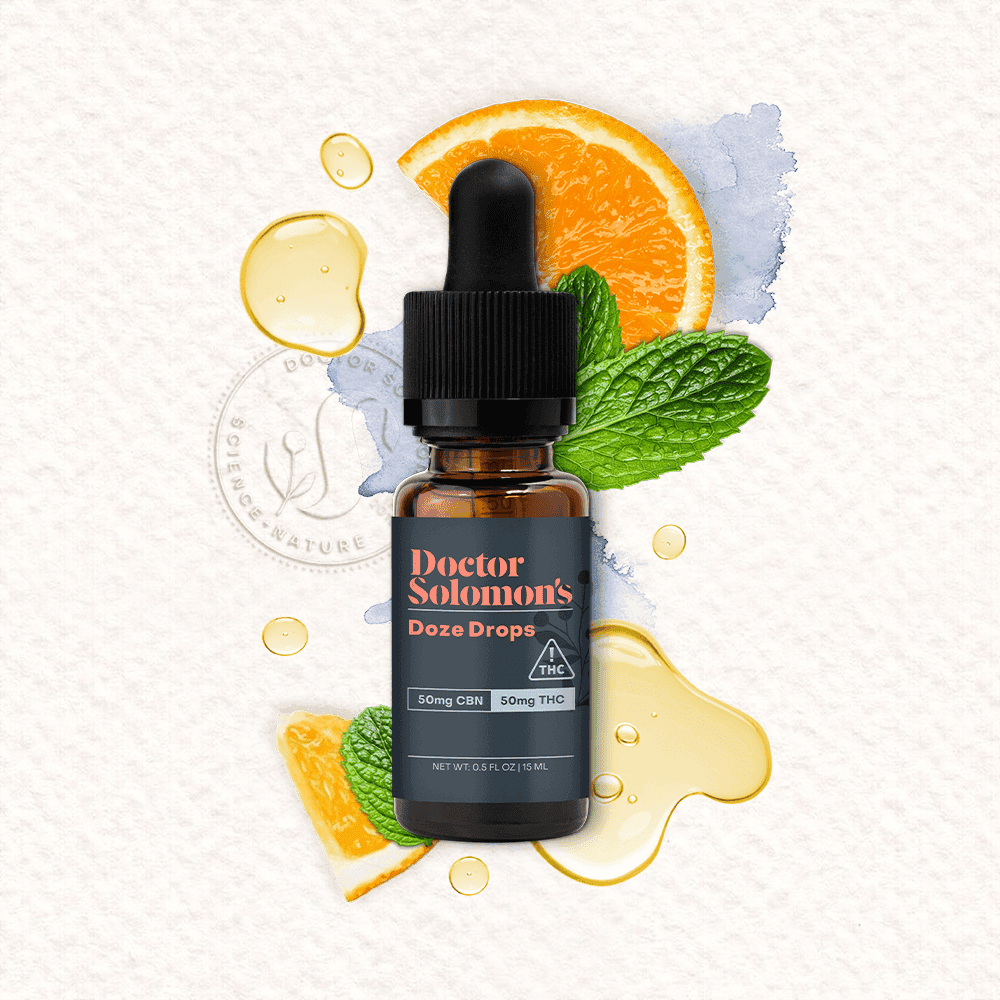 Doze (1:1 CBN:THC) Tincture 15ml 50mg CBN , 50mg THC - Doctor Solomon's
