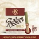 Lemon Cherry Gelato • Wood Tip Infused 5 pack Pre-Roll • 2.5g