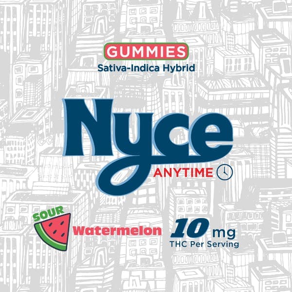 product image for Watermelon Live Rosin Gummies 10 pack 100mg