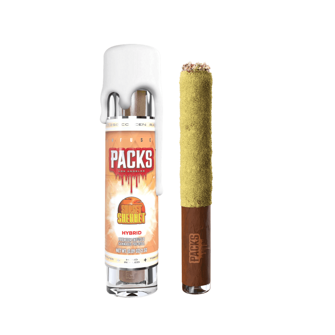 Sunset Sherbert • Infused Classic Blunt • 2.5g - PACKS LA | Treehouse Cannabis