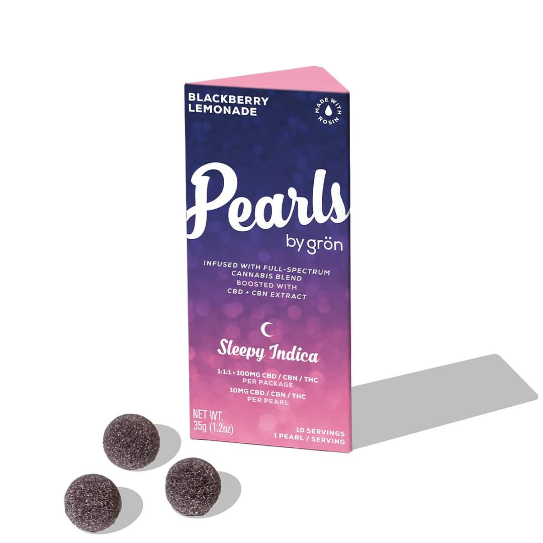 Blackberry Lemonade Pearls 1:1:1 • 10 Pack • Gummies • THC: 100mg - Gron | Treehouse Cannabis