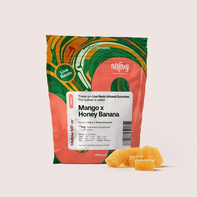 product image for Mango x Honey Banana Live Resin Gummies 10 pk