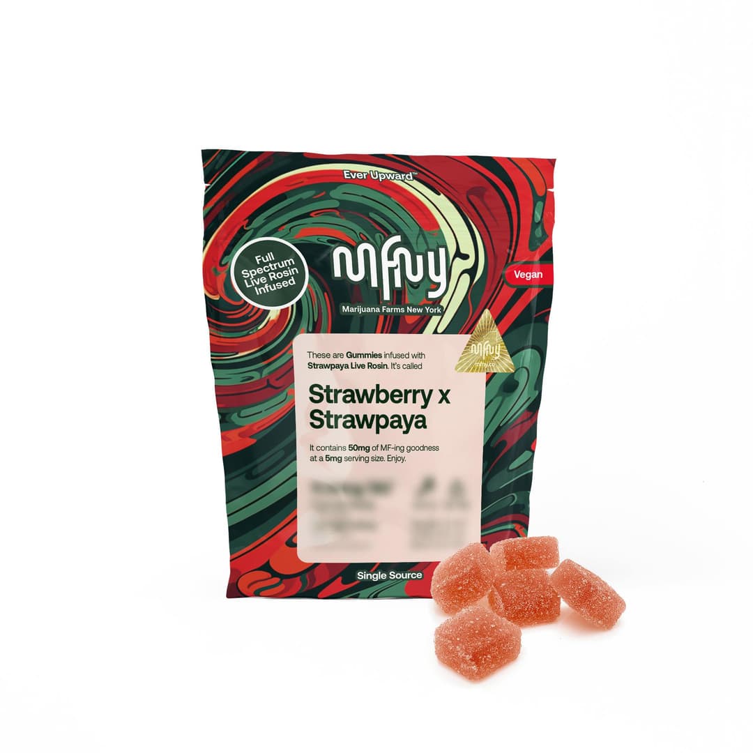 Strawberry x Strawpaya • Live Rosin Gummies - MFNY | Treehouse Cannabis