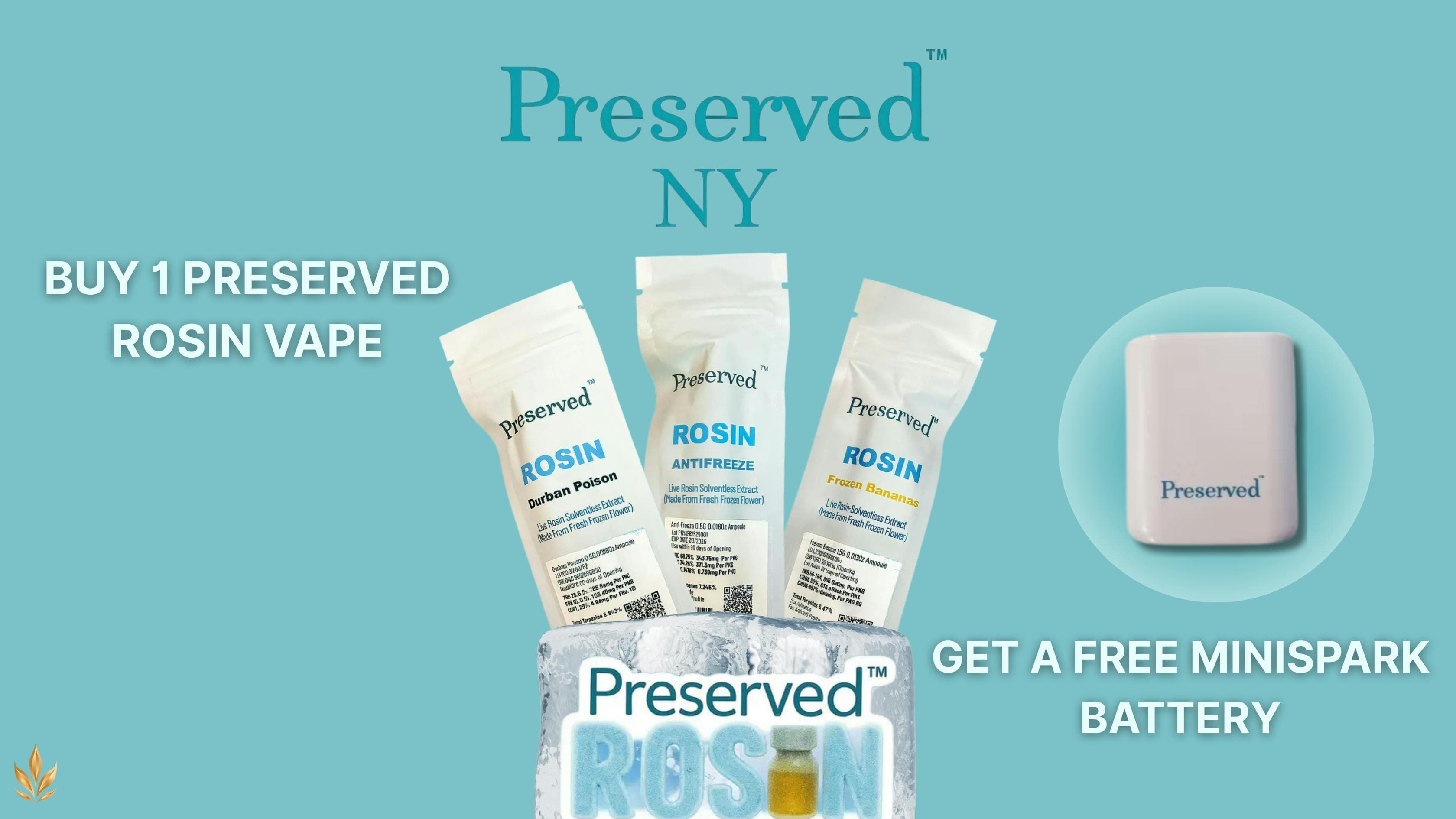 Deal: Preserved NY – Free Minispark Battery with Vape Purchase