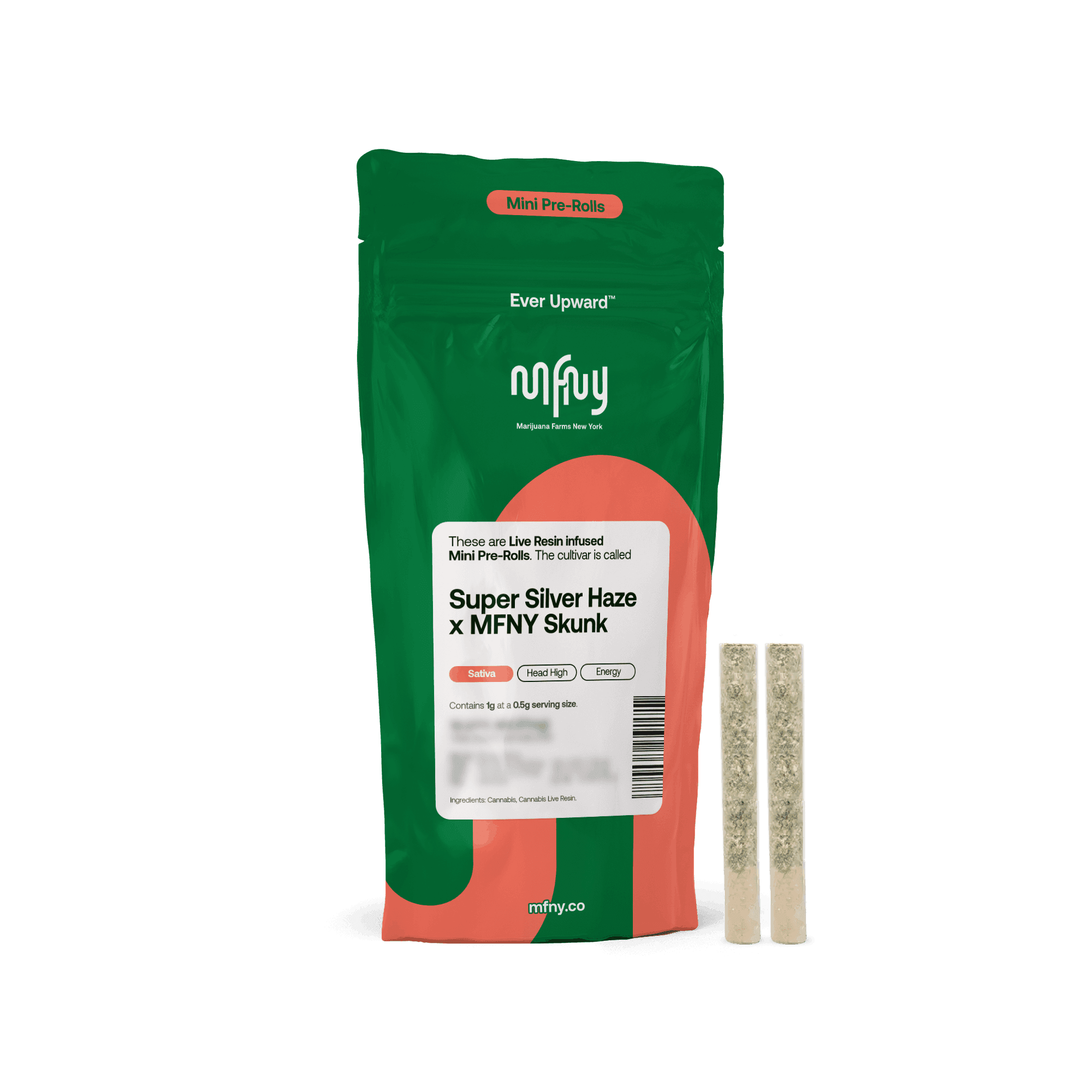 product image for Super Silver Haze x MFNY Skunk Infused 2 Pack Pre-Roll 1g