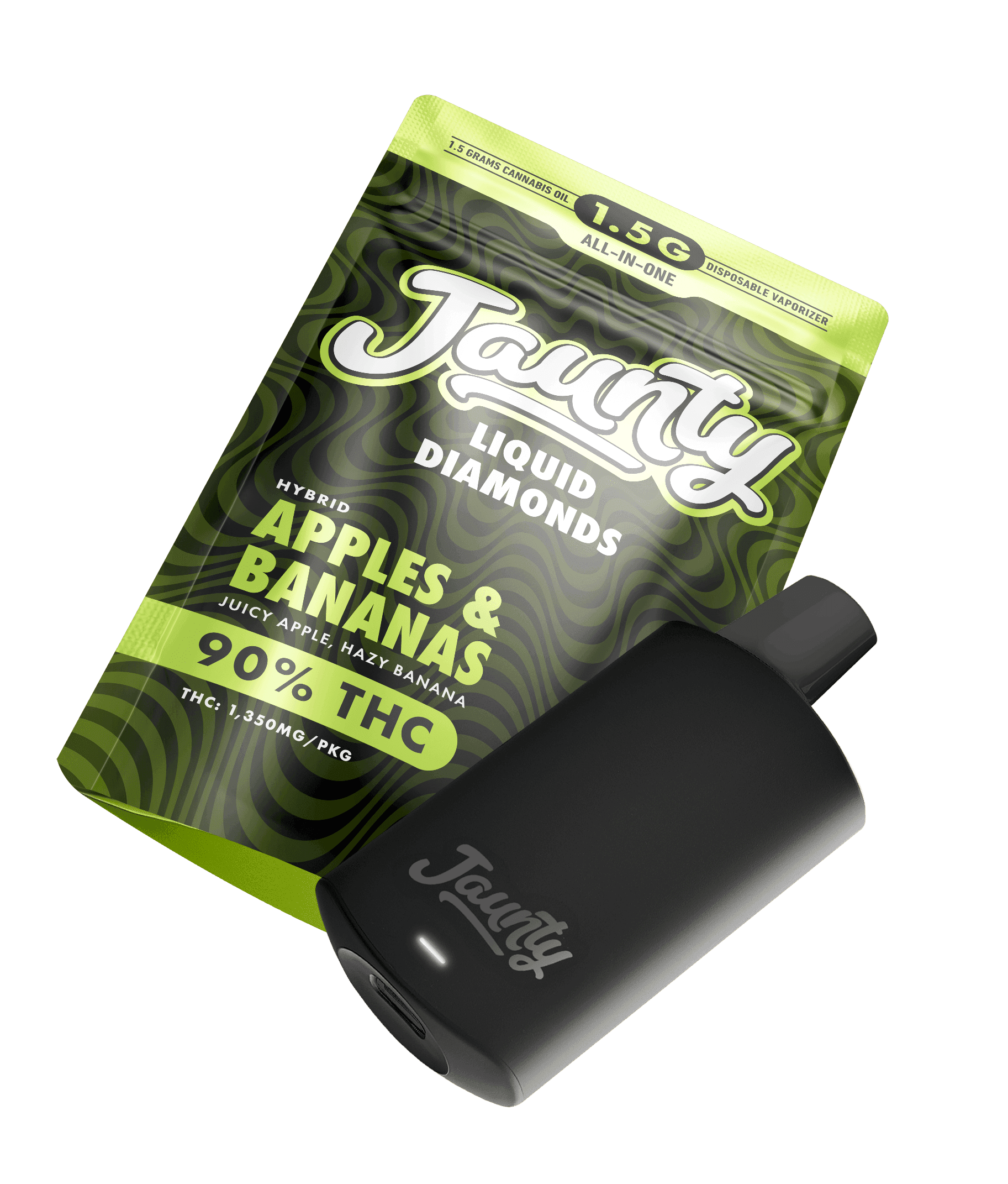 product image for Apples & Bananas Liquid Diamonds Hybrid AIO 1.5g