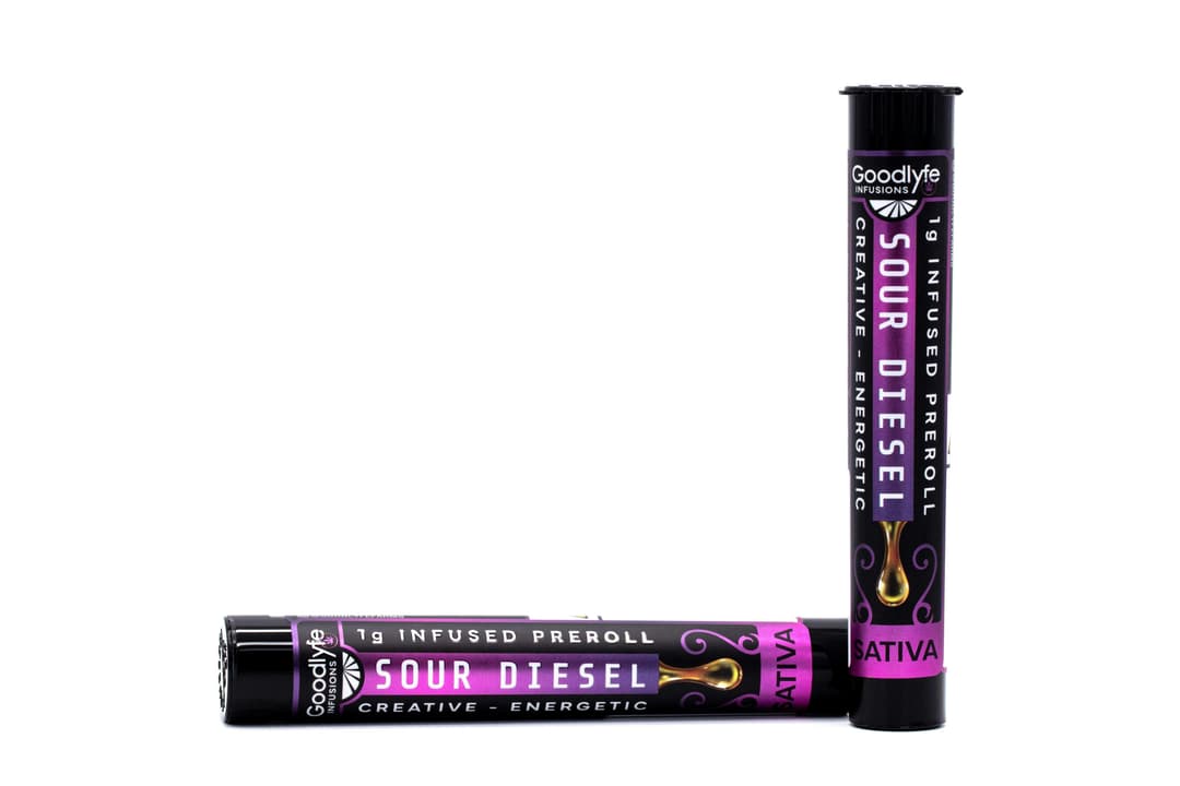 Sour Diesel • Infused Pre-roll • 1g - Goodlyfe Infusions | Treehouse Cannabis