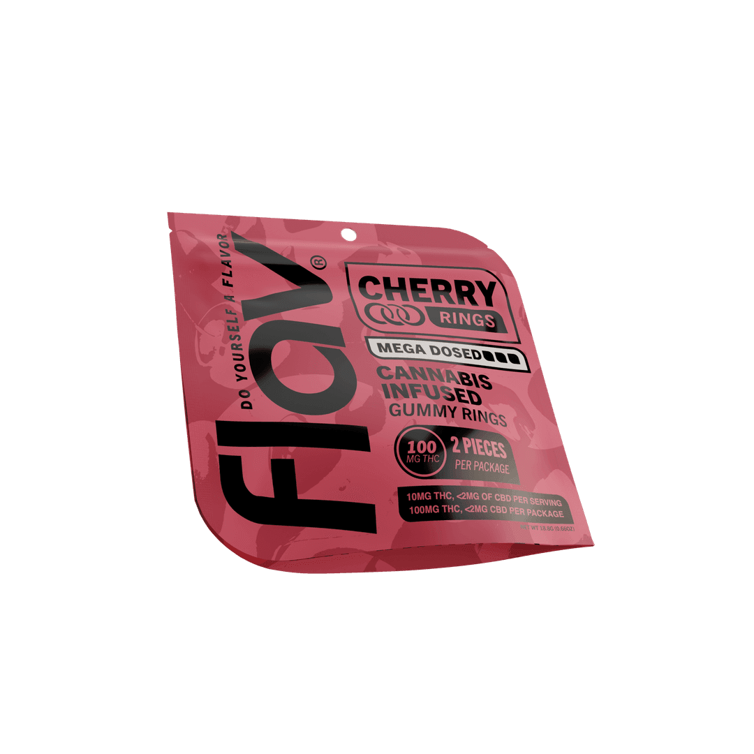 Cherry Mega Rings - 100mg - Flav | Treehouse Cannabis