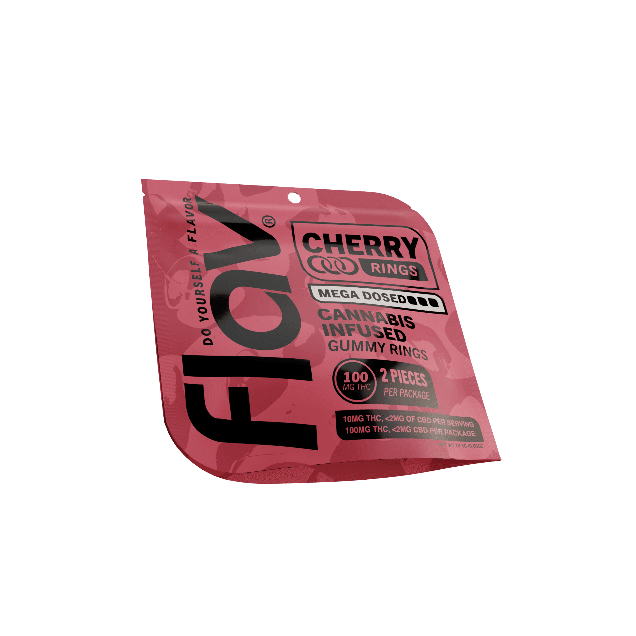 Cherry Mega Rings - 100mg - Flav