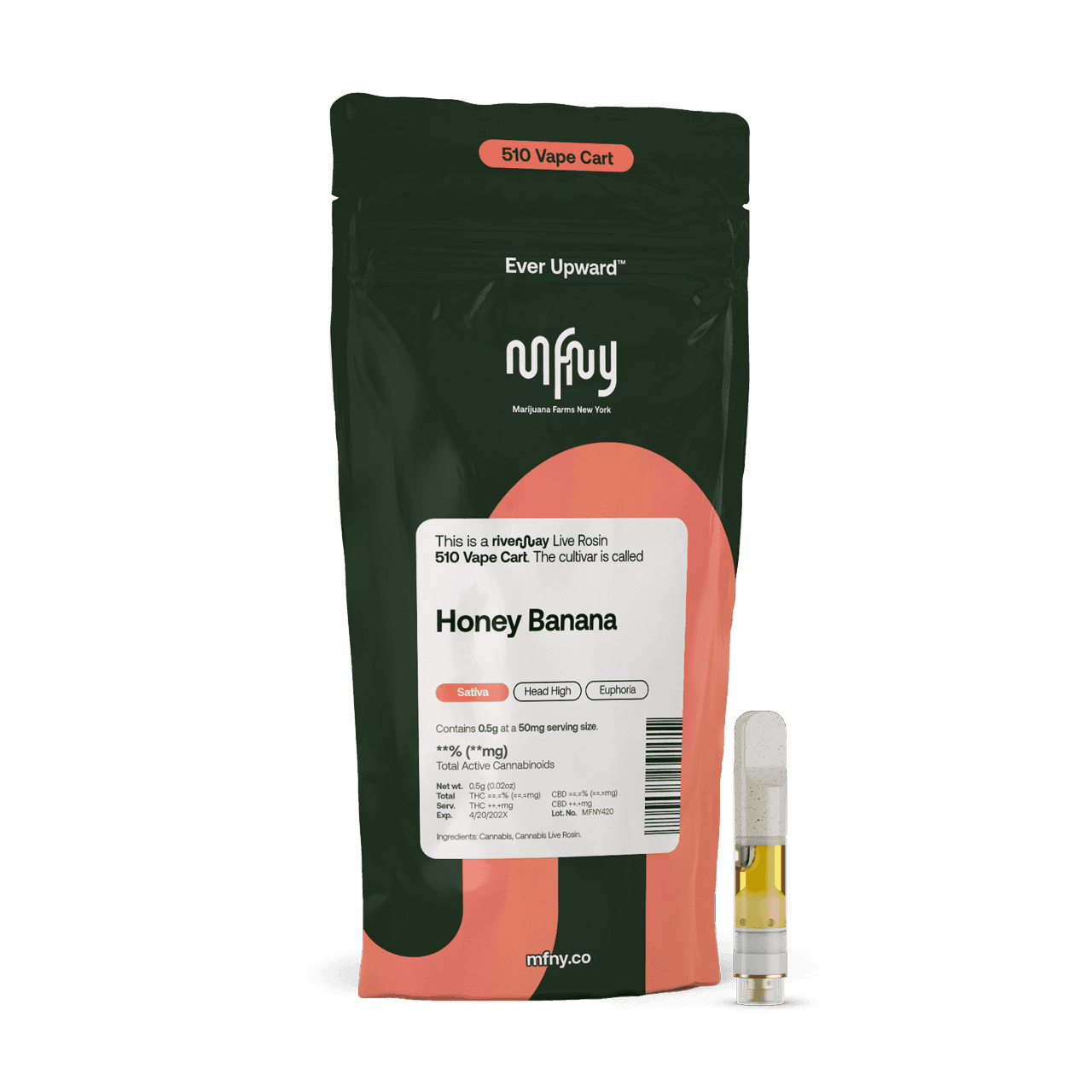 product image for Honey Banana Live Rosin Cartridge .5g