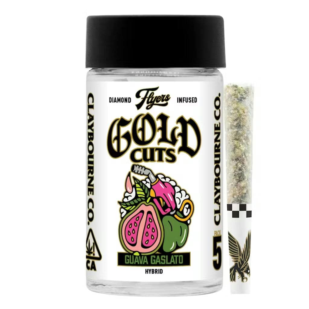 product image for Guava Gaslato Diamond Infused Pre-Rolls 5 Pack 2.5g