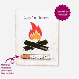 Let's Burn Greeting Card w/ One Hitter