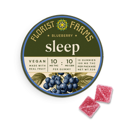 Blueberry | 1:1 THC / CBN | Sleep Gummies | 100mg