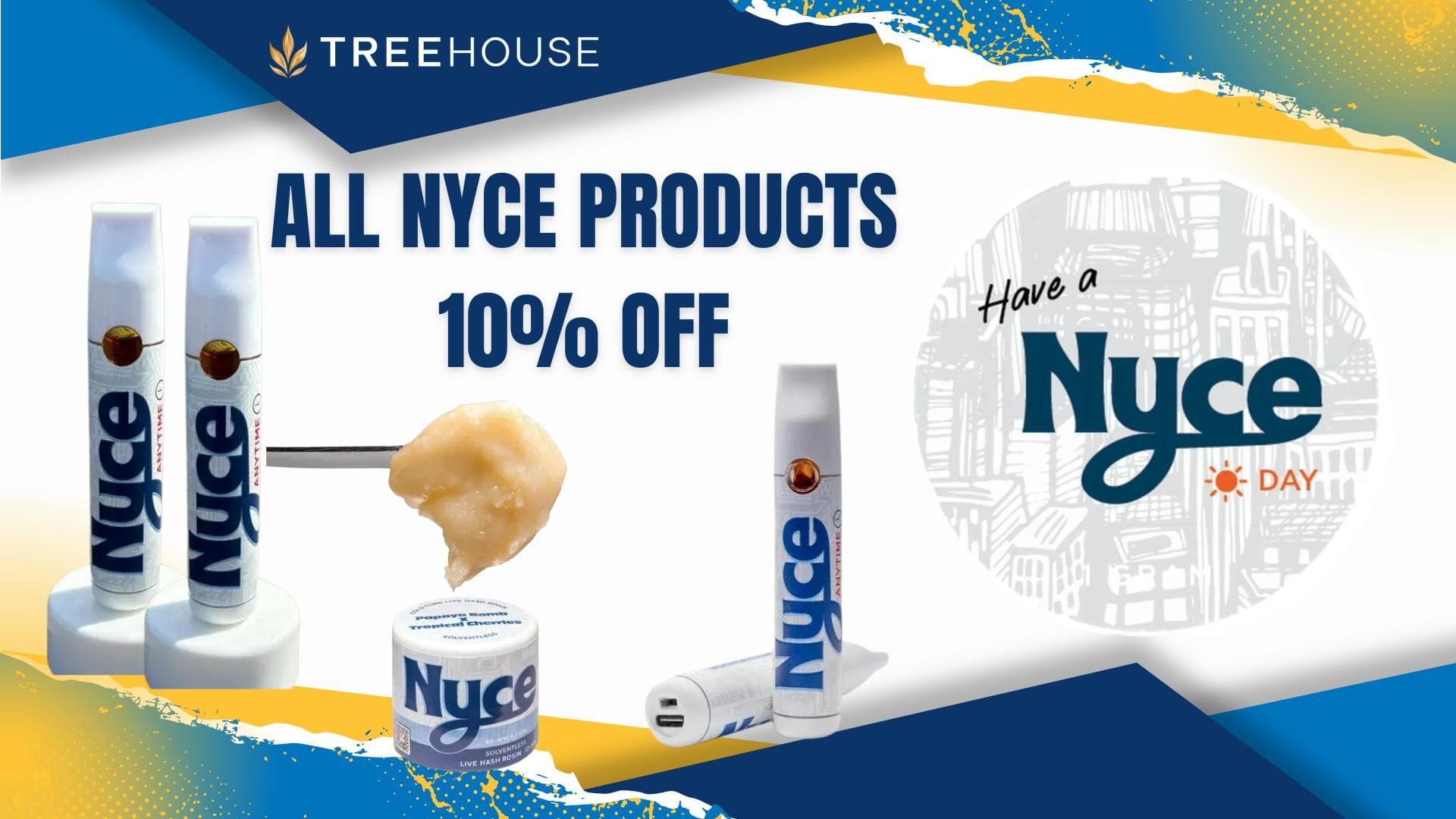 ALL NYCE 10% OFF!