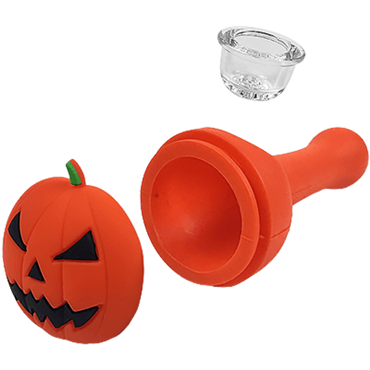 5" Silicone Halloween Jack O'Lantern Pipe - LuvBuds