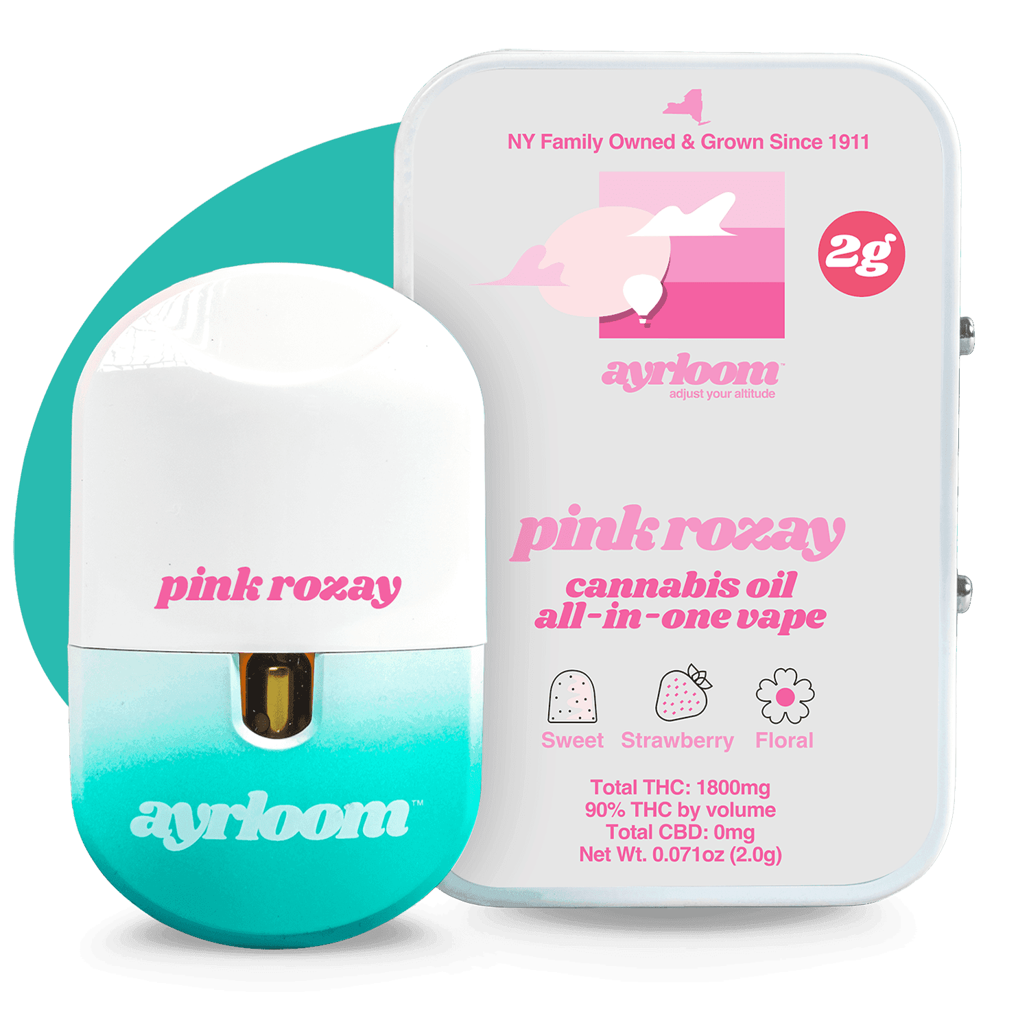 product image for ayrloom Pink Rozay AIO 2g