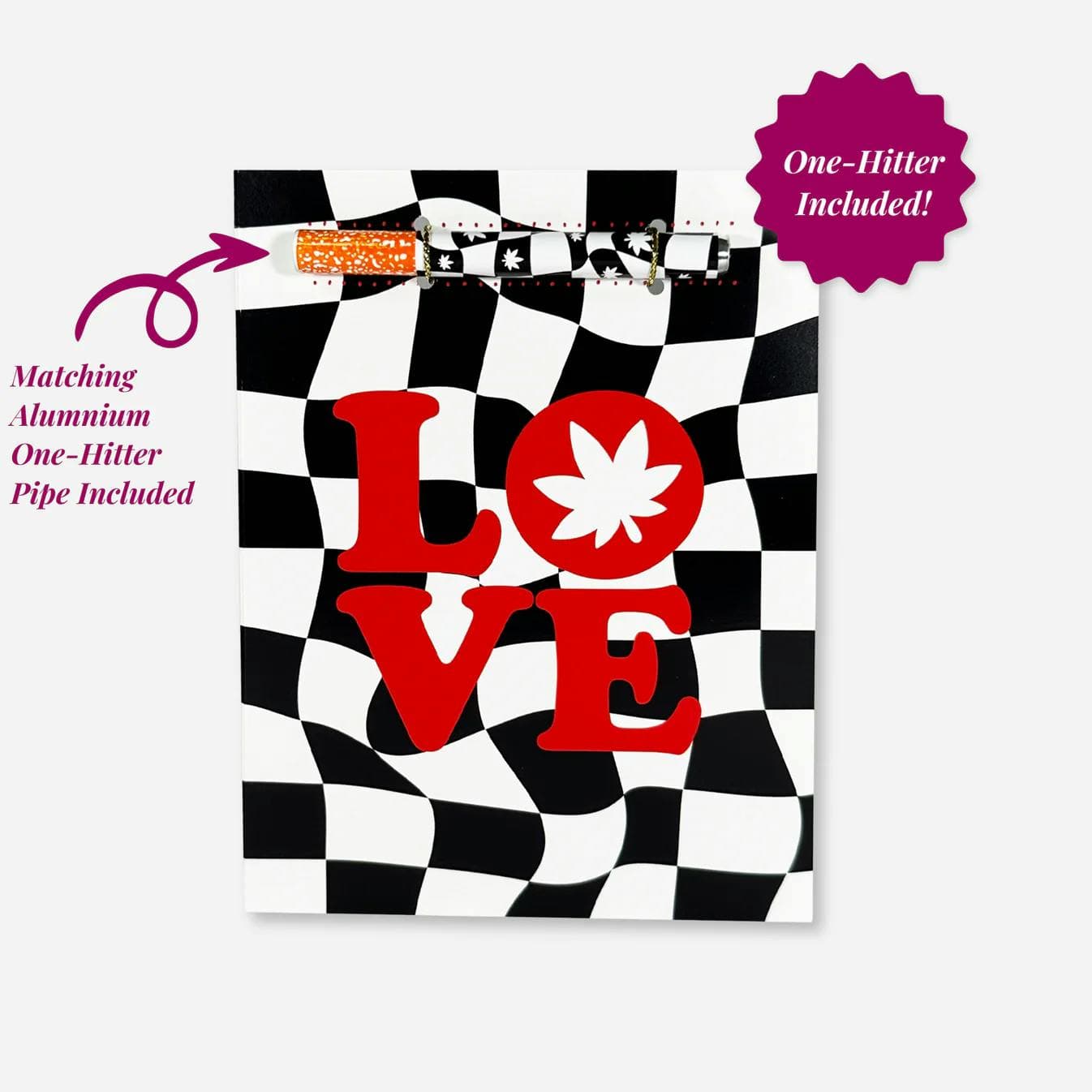 product image for Retro Love Cannabis Greeting Card