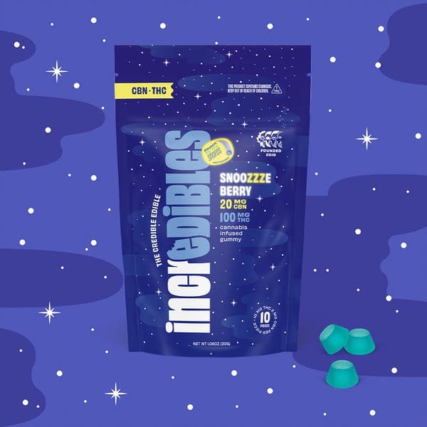 product image for 5:1 Snoozzzeberry + CBN Gummies 10 pack 20mg CBN/100mg THC