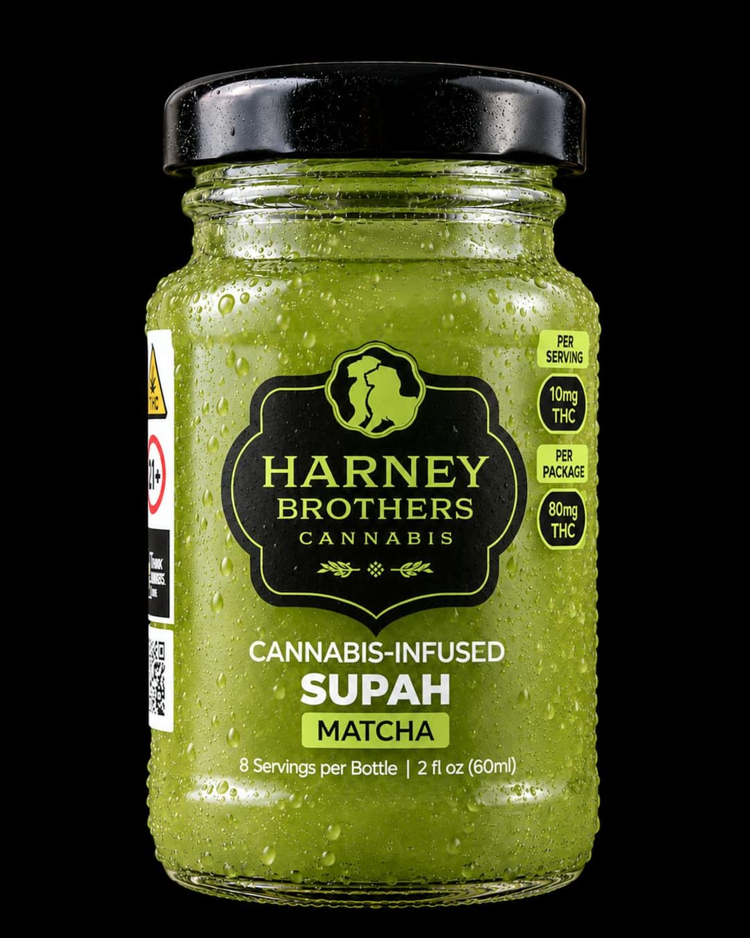 Supah Matcha Shot • 80mg THC • 2oz - Harney Brothers Cannabis | Treehouse Cannabis