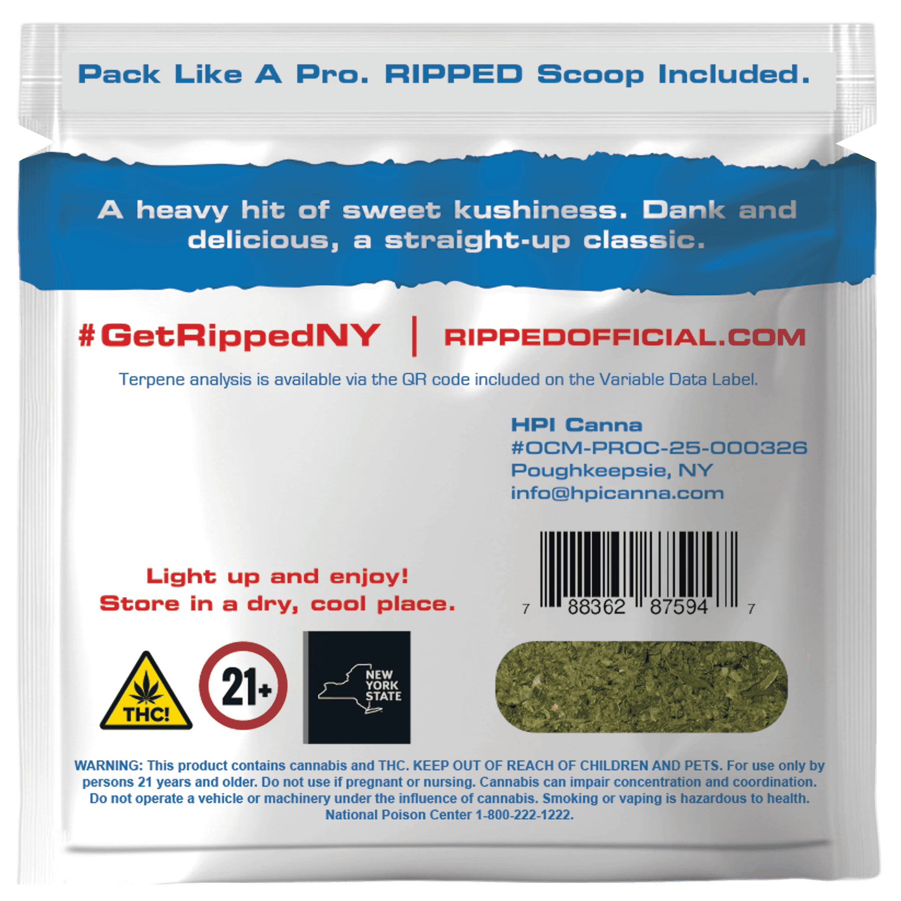Kushie Pebbles Infused Pre-Ground Flower - RIPPED