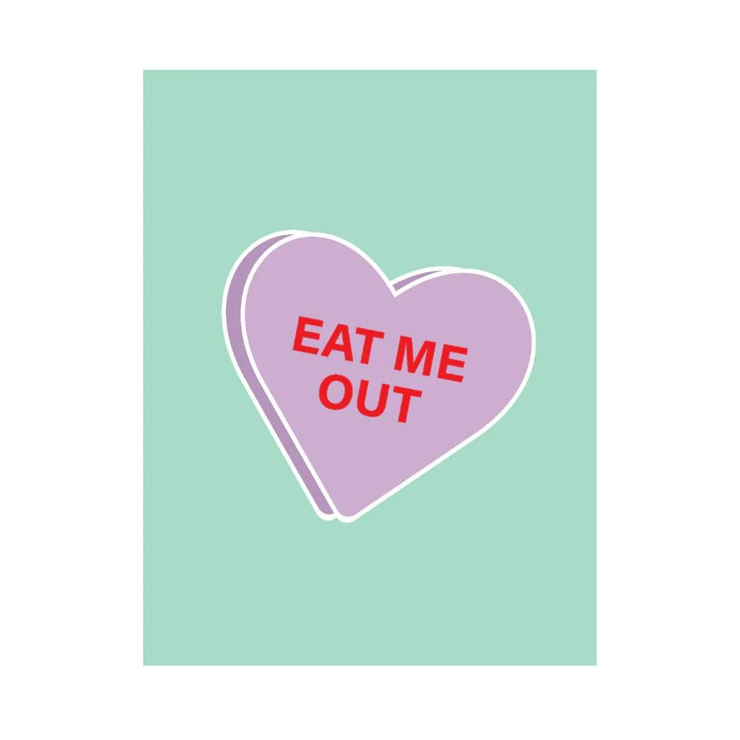 Eat Me Out Naughty Greeting Card - KushKards | Treehouse Cannabis
