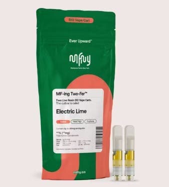 Electric Lime •  2 pack Cartridge • 1g - MFNY | Treehouse Cannabis