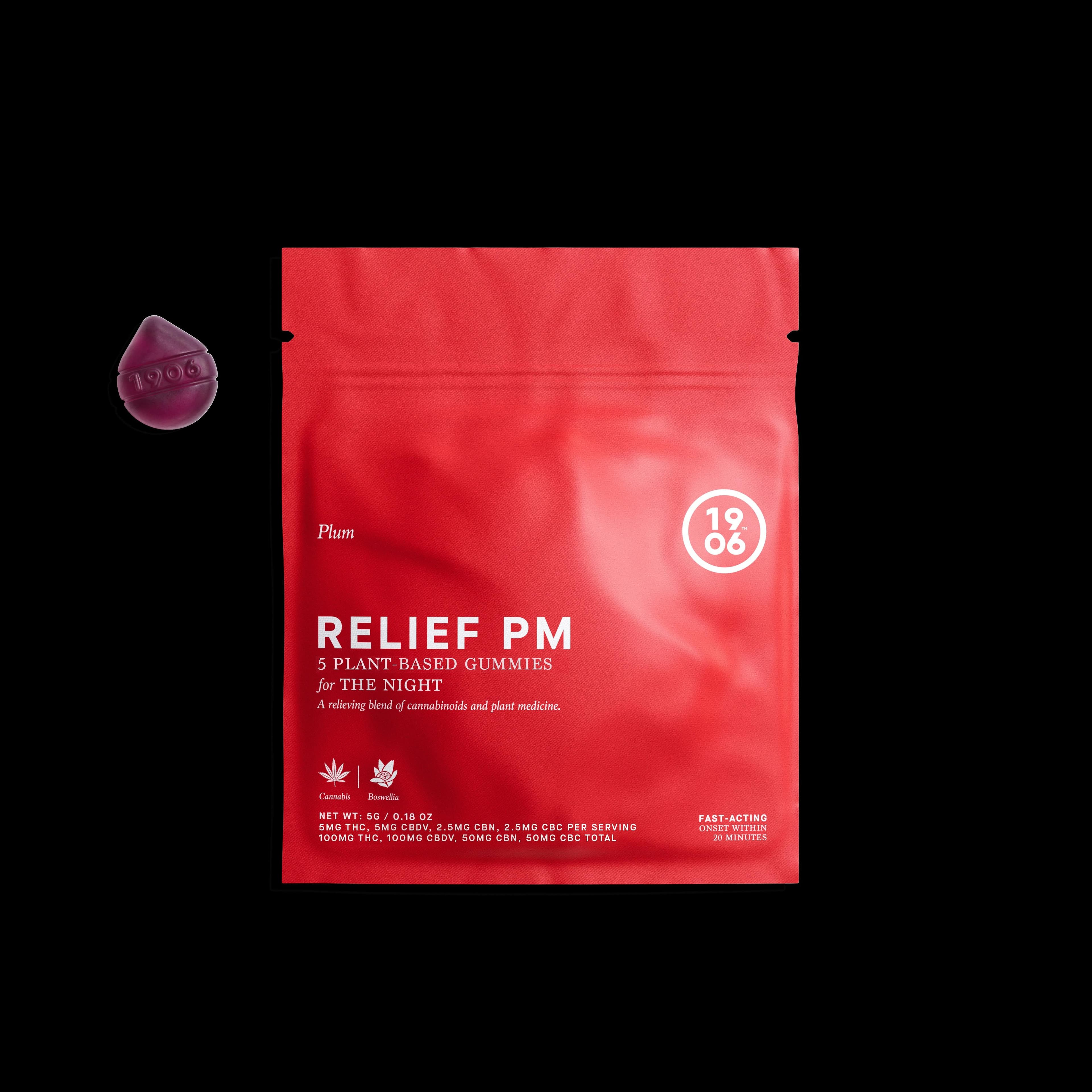 RELIEF PM for Pain [1 gummy per pouch] - 1906