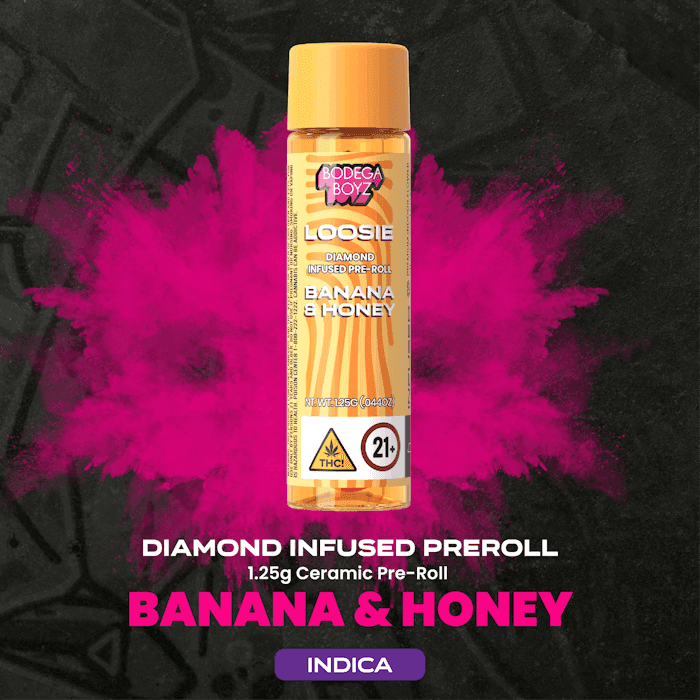 Banana Honey • Infused Pre-roll • 1.25g - BODEGA BOYZ | Treehouse Cannabis